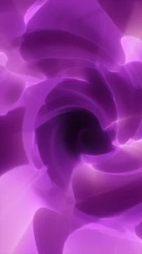 Purple glossy abstract liquid forms with soft glowing gradients, smooth cur.. Stock Illustration