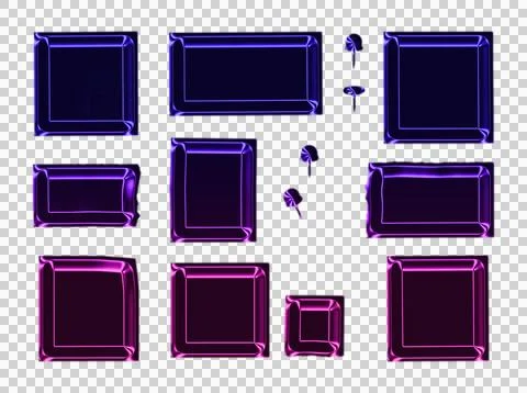 Purple glowing 3 D wireframe D N A double helix structure with abstract Stock Illustration
