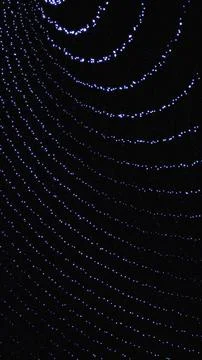 Purple glowing concentric particle lines background Stock Illustration