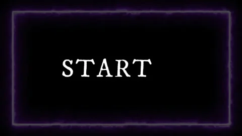Purple glowing neon frames with animated start text overlay for digital 動画素材 338173841