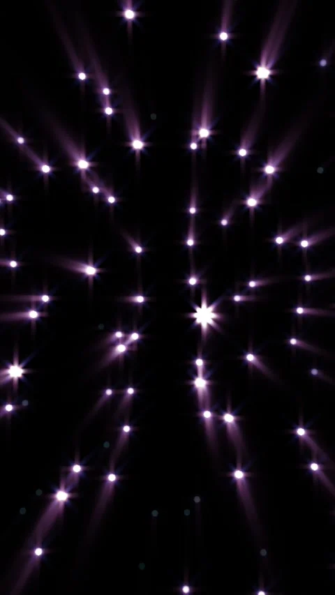 Purple glowing nodes connected like constellations on black, a futuristic d.. Stock Footage 327730698