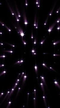 Purple glowing nodes connected like constellations on black, a futuristic d.. Stock Illustration