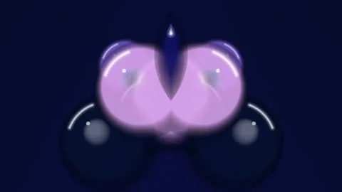 Purple Glowing Object with Dark Background. Stock Footage 329929003