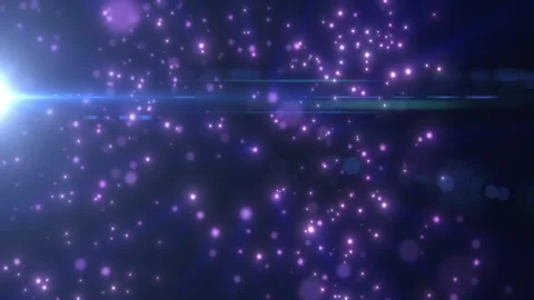 Purple glowing particles exploding from the center with radiant beams, soft.. Stock Footage 334120287