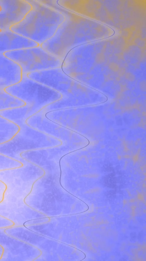 Purple to Gold Gradient Wavy Lines Abstract Vertical Motion Loop Stock Footage 345650026