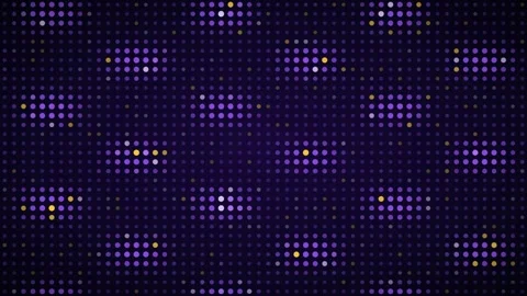 Purple gold interference pattern LED grid background Stock Footage 342634412