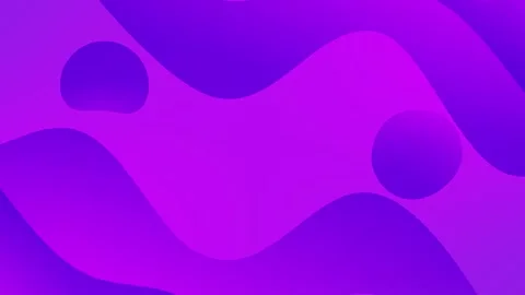 Purple gradient animation with wavy shapes, minimalist looping background. Stock Footage 286412622