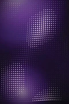 Purple gradient background featuring circular halftone dots for digital art.. Stock-Illustration