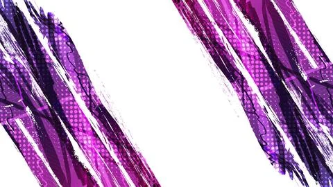 Purple Gradient Brush Texture Background with Halftone Effect イラスト素材
