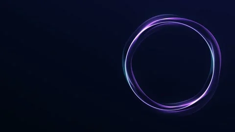 Purple gradient energy ring, 4K 60fps seamless loop with glowing neon rim, .. Stock Footage 336784427