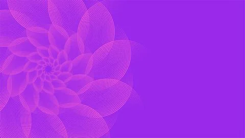 Purple Gradient Floral Abstract Background with Soft Glow Effect Stock Illustration