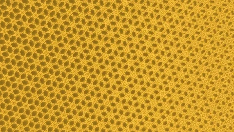 Purple gradient geometric animation with hexagons and dots shifting horizontally Stock Footage 331873805