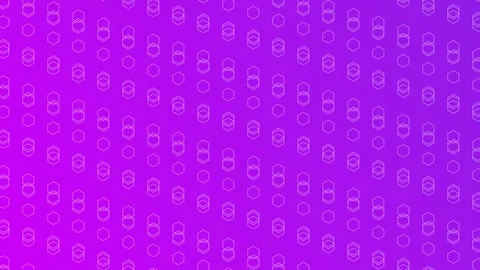 Purple gradient with hexagonal columns, seamless looping animation. Stock Footage 286420197