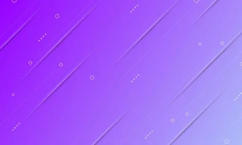 Purple gradient with lines texture and memphis elements. Stock Illustration