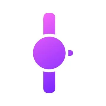Purple Gradient Settings Adjustment Control Icon Stock Illustration