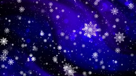 Purple Gradient Snowflakes Christmas Background Stock Footage 162474479
