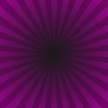 Purple gradient star burst background - hypnotic graphic with radial rays Stock Illustration