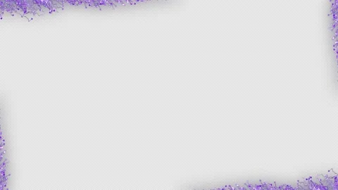 Purple Graphic Flower Frame Stock Footage 165133233