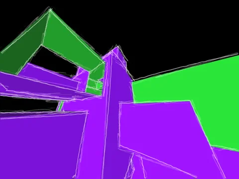 Purple Green Boxes Twitch 動画素材 1071972