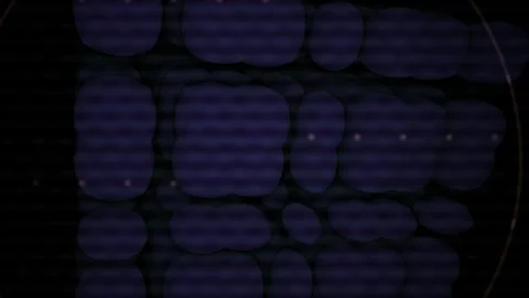Purple Grid Abstract Digital Motion Background with Glowing Dots for Tech V.. Stock Footage 343754004