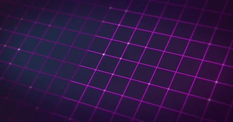 Purple grid background moving, floor ani... | Stock Video | Pond5