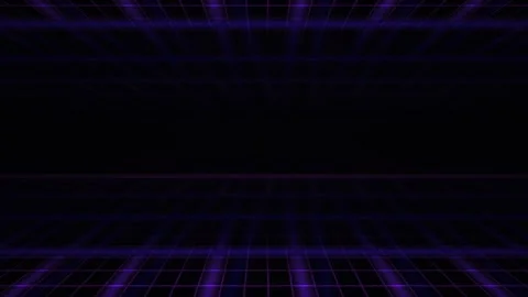 Purple Grid Dynamic Perspective Background for Futuristic Virtual Reality P.. Stock Footage 343754264