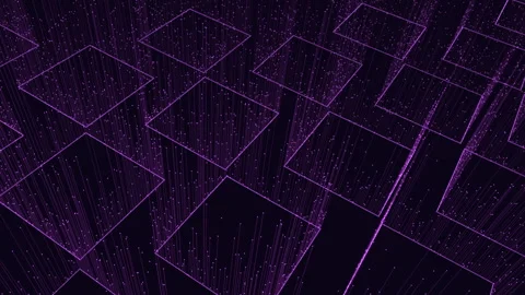 Purple grid pattern background versatile design element for any context Vidéo 303192749