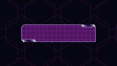 Purple grid pattern on black background Stock Footage 279654437