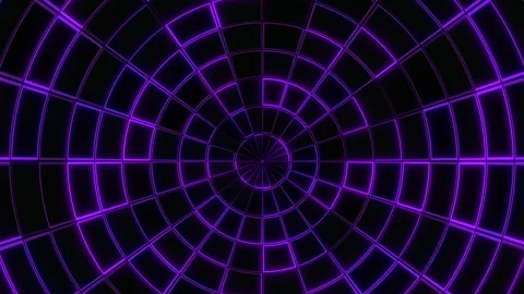 Purple grid pattern on black background - versatile design element Stock Footage 317147021