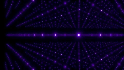 Purple Grid Tunnel Motion Background loop animated Stock Footage 318528587