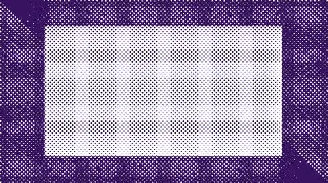 Purple Halftone Border Stock Illustration