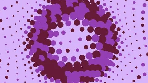 Purple halftone dots pattern background Illustrazione stock