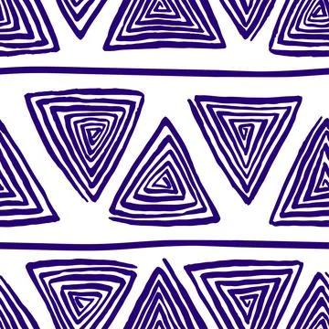 Purple hand-drawn triangle Ilustración de archivo