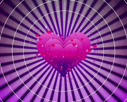 Purple heart attack 스톡 동영상 505262