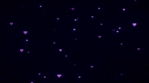 Purple hearts background Stock Footage 295870905