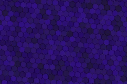 Purple hexagon pattern with glowing dark background イラスト素材