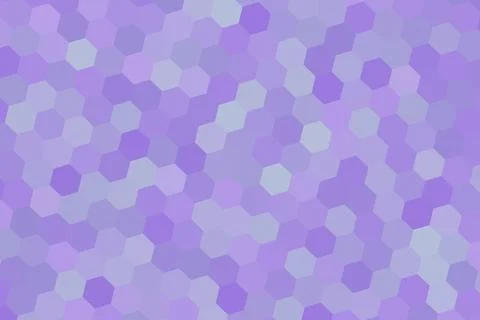 Purple hexagon pattern with soft shades for background Stock Illustration