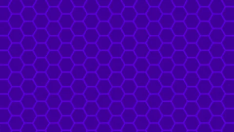 Purple hexagonal pattern layout with metallic sheen waves. Abstract geometr.. Stock Footage 340528685