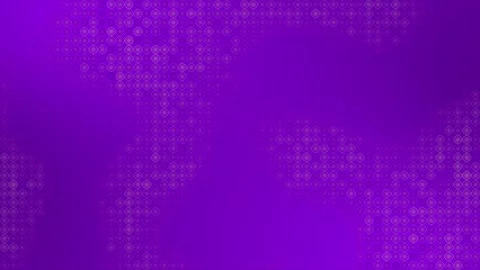 Purple hi-tech circular dots appearing and disappearing background Stock Footage 296616301