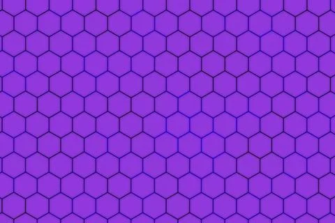 Purple honeycomb pattern with hexagon shapes background Illustrazione stock
