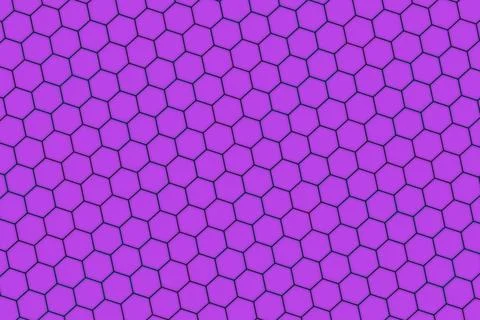Purple honeycomb pattern with hexagon shapes for design Stock Illustration