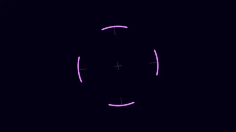 Purple HUD Loading Screen Loop Stock Footage 341362608