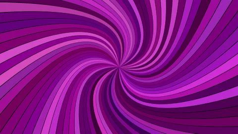 Purple hypnotic abstract spiral ray stripe background Stock Illustration