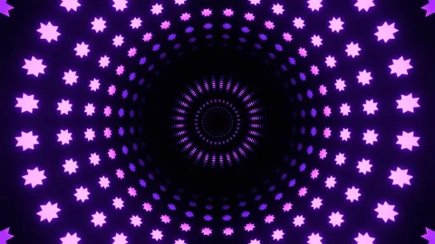 Purple Hypnotic Radial Pulse Background VJ Loop in 4K Vidéo 341669699