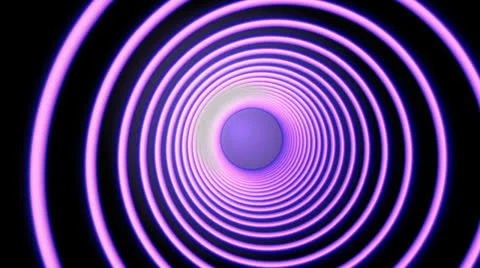 Purple Hypnotic Spiral Shape Abstract Background Stock Footage 25512471
