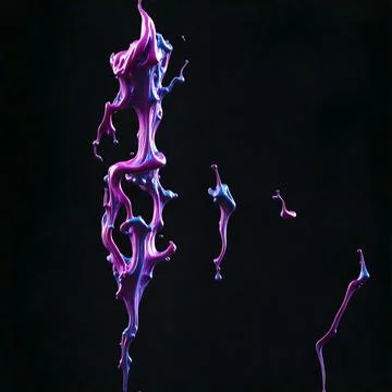 Purple ink Stock Illustration