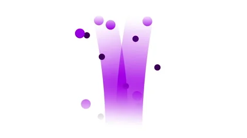 Purple Ink Splash Spikes Border Stock Footage 340297134