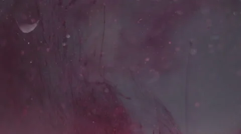 Purple ink in water Stock Footage 64760331