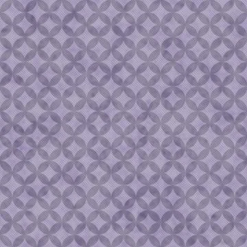 Purple interconnected circles tiles pattern repeat background Stock Illustration