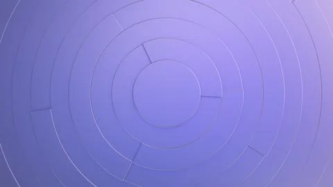 Purple Interlocking Circular Arc Path Segments Rotating Rings Spin イラスト素材